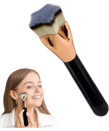 Generisch Foundation Brush Face Foundation Brush | Soft Contour Foundation Makeup Brush with Flat Top - Makeup Brush for Polishing and Blending with Ergonomic Handle for Dates - Buy Online on GoSupps.com
