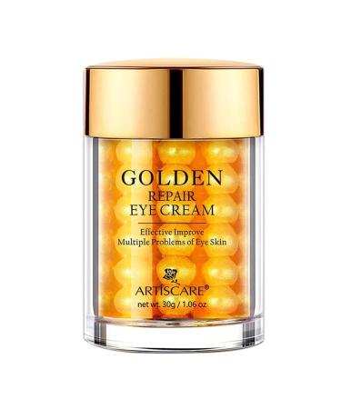 MIESCHER Golden Eye Cream Moisturizing Eye Serum Remove Dark Circles Fine Lines Eye Care Against Puffiness Eye Bags