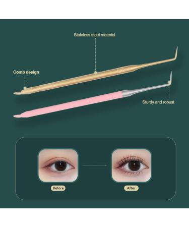 Sonew Double Ended Curved Short Comb Lash Separator Rod Portable Stainless Steel Eyelash Lift Perm Tool for Eyelashes Perming (-1417230010412) Sonewq5vz83sger-12 - Buy Online on GoSupps.com