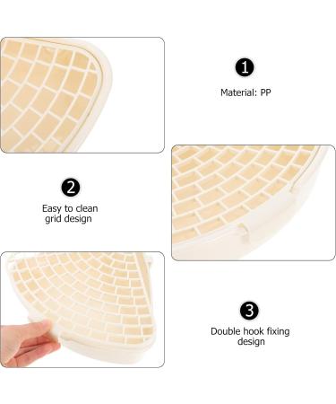 Yardwe 3pcs Box Rabbit Toilet Litter Guinea Pig Cage Tray Chinchilla Bedding Bigger Pet Bunny Pet White Pp 25X20X10CMx3pcs Whitex3pcs - Buy Online on GoSupps.com