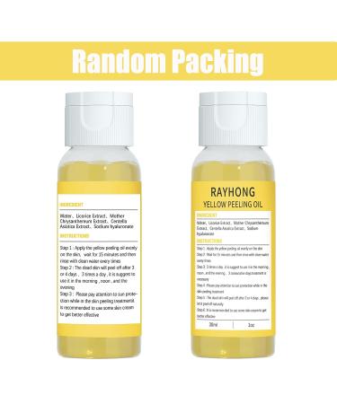 Extra Strength Yellow Peeling Oil 30ML - Lighten Dark Spots, Brighten Complexion - For Face & Body - Suitable for Dark Skin - Buy Online on GoSupps.com