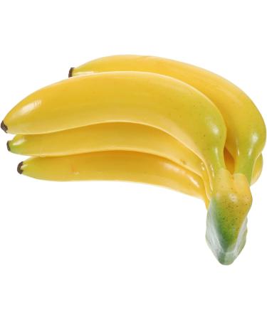 Alipis 3pcs Simulated Banana Vegetable Banana Artificial Yellow Bananas Artificial Banana Model Realistic Bananas Photography Props Fake Toy False Banana Decor Ornaments Household Foam As Shownx3pcs 18.5X10CMx3pcs - Buy Online on GoSupps.com