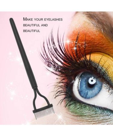 Solustrious Eyelash Case Makeup Kit | Premium Metal Mascara False Eyelashes Separators & Combs Perfect for Flawless Lashes - Buy Online on GoSupps.com