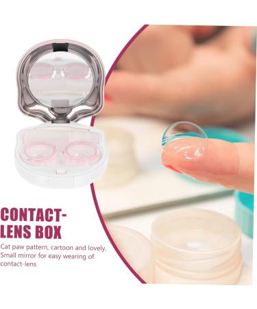 Buy Healeved Cat Claw Colored Contact Lens Containers - Stylish Organizer & Tool Case for Lenses - Perfect Contact Lens Holder for All Users - Buy Online on GoSupps.com