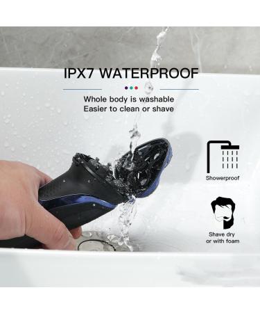 Buy Waterproof Electric Razor for Men | Professional 3D Rotary Shaver & Beard Trimmer - Rechargeable & International Shipping - Buy Online on GoSupps.com