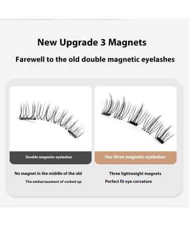 Enjuvie Magnetic Eyelashes DOLCELOVE Magnetic Eyelashes DALAREY Magnetic Lashes Reusable Self-Adhesive Eyelashes Natural Look 3D Natural Look False Lashes Self Adhesive Eyelashes. (03) - Buy Online on GoSupps.com