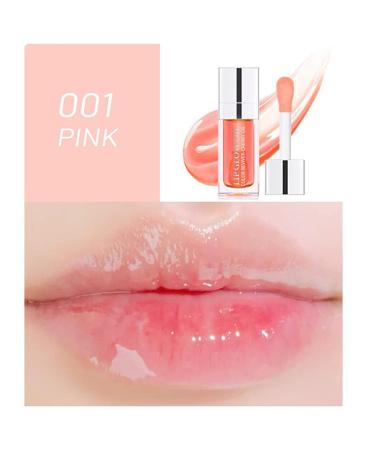 Hydrating Lip Oil | Moisturizing Lip Gloss & Plumper | Non-Sticky Long-Lasting Transparent Tinted Lip Oil for Reduced Lip Lines - Buy Online on GoSupps.com