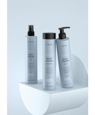 Lakme Teknia Body Maker Shampoo | Volumizing Shampoo for Fine Hair | Vegan Paraben-free Hair Thickening Shampoo (300 ml) 300 ml (Pack of 1) - Buy Online on GoSupps.com