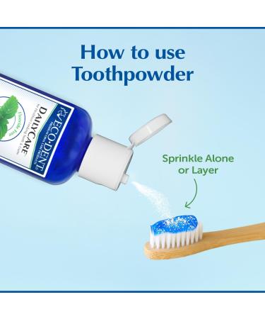 Eco-Dent Oral Care Bundle - DailyCare Baking Soda Toothpowder + DailyRinse Oral Wound Cleaner Debriding Agent Effervescent Tooth Powder & Mouthwash with Essential Oils Mint Flavor (2 Piece Set) - Buy Online on GoSupps.com