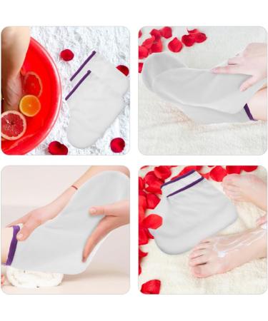 Beaupretty 1 Pair Paraffin Wax Work Booties Foot Care Heat Preservation Wax Bath Treatment Mitts Foot Spa Cover Moisturizing Spa Accessories for Hand Foot Care - Buy Online on GoSupps.com
