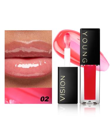 YOUNG VISION Lip Glow Oil - Moisturizing Lip Gloss with Jojoba Seed Oil for Plumping Shine | Shop Internationally - Buy Online on GoSupps.com