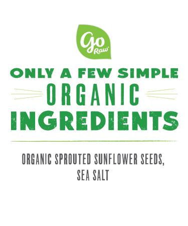 Go Raw Organic Sprouted Sunflower Seeds with Sea Salt - 14 oz (397g) - Healthy Snack - Buy Online on GoSupps.com
