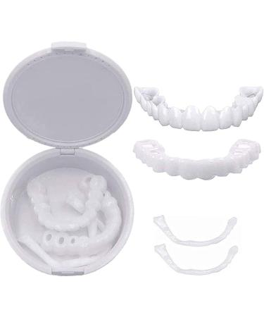 XLBHSH Snap-On Veneers - 2 Pairs Fake Teeth & Braces for Instant Smile Transformation - Buy Online on GoSupps.com