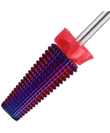 PANA Nail Carbide 5 in 1 Bit - Two Way Rotate for Left and Right Handed - Fast Acrylic/Gel Removal - 3/32 Shank - Manicure Drill Machine (Fine - F Purple) - Buy Online on GoSupps.com