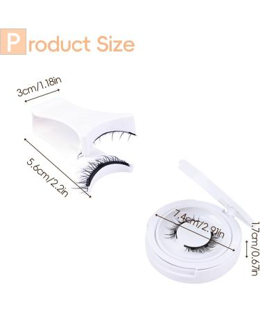 Wondsea Natural Look Magnetic Eyelashes Waterproof Magnetic Lashes without Eyeliner Reusable Magnetic Lashes with Applicator 3D No Glue Magnetic False Eyelashes(1 Pairs) one pair - Buy Online on GoSupps.com