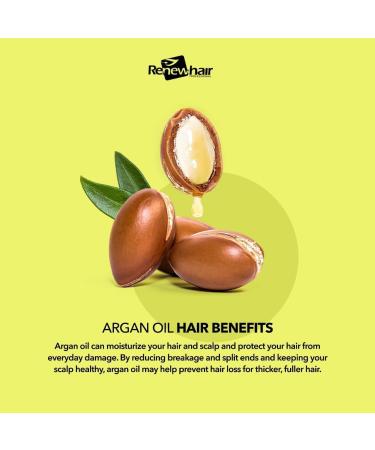 RENEW HAIR PROFESSIONAL Argan Oil 60 ml for shiny hair treatment hydration protection nutrition - Buy Online on GoSupps.com