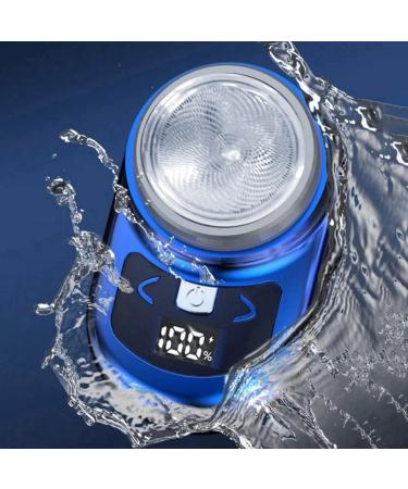 Portable Electric Shaver for Men | Mini Beard Shaver with LCD Display | Rechargeable Travel and Home Use - Buy Online on GoSupps.com