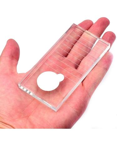 SUIOPPYUW Lash Tile Rectangle Multifunctional Eyelashes Tools Simple Eyewinkers Trays Eyelash Glue Holder for Adhesives Holders - Buy Online on GoSupps.com
