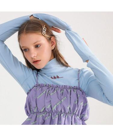 16-Piece Bling Rhinestone Letter Hair Clips Set - Crystal Luxury Hair Barrettes for Women Girls (Silver) - Headwear Accessories - Buy Online on GoSupps.com