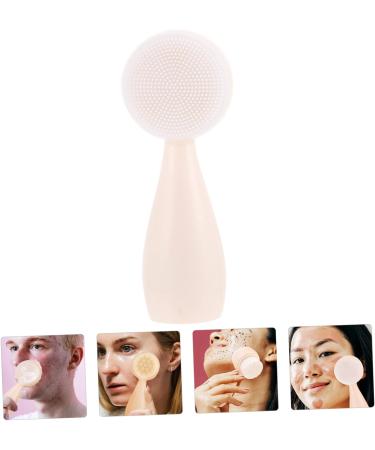 OHPHCALL Silicone Face Brush Cleansing Facial Brush Cleaning Facial Brush Face Brush Cleanser Multifunctional Cleaning Brush Face Massage Brush Fiber Washbasin Silica Gel White Soft Fur - Buy Online on GoSupps.com