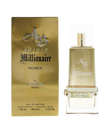 Lomani AB Spirit Millionaire Eau de Parfum Spray for Women 3.3 Ounce (Pack of 2) Fresh 3.3 Fl Oz (Pack of 2) - Buy Online on GoSupps.com