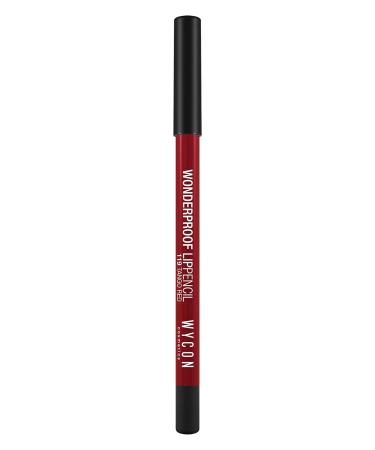 Wycon Cosmetics Wonderproof Lip Pencil - Waterproof Hyperpigmented Flawless Color - 119 Tango Red - Buy Online on GoSupps.com