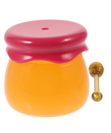 PATKAW Empty Cream Jar Lip Balm Bottle Refillable Cosmetic Sample Container Makeup Plastic Jar with Lid and Spoon for Lotion Cream 6g