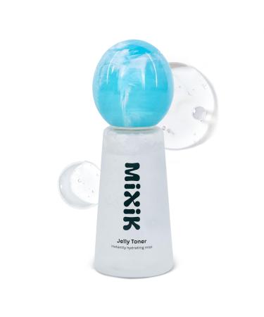 MIXIK Jelly Toner Spray for Face - Skincare Mist Alcohol-Free Facial Toner for Hydrating Made of Rose Water Avocado Oil Blue Agave Extract (80 ml (2.7 fl oz) Full Size) 1 Count (Pack of 1) Full Size - Unscented