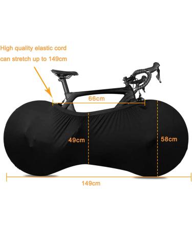 Black Medium Bike Wheel Cover by MOTLTECH | Protects and Enhances Wheels - Buy Online on GoSupps.com