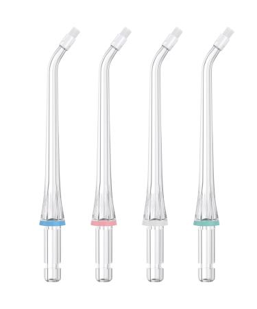 Arspic Flosser Replacement Tips for Arspic Water Flossers Replacement Orthodontic Tips for Braces Cleaning (4-Pack) (M01)