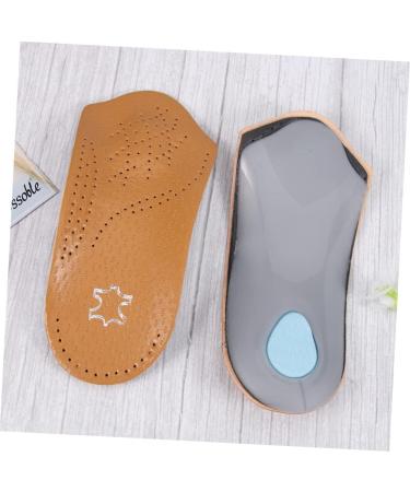 FOMIYES Flatfoot Pads - Orthotic High Heel Insoles | 3/4 Thin Arch Support for Comfort & Cushioning | Leather Inserts for Men & Women | Non-Slip Shoe Pads - Buy Online on GoSupps.com