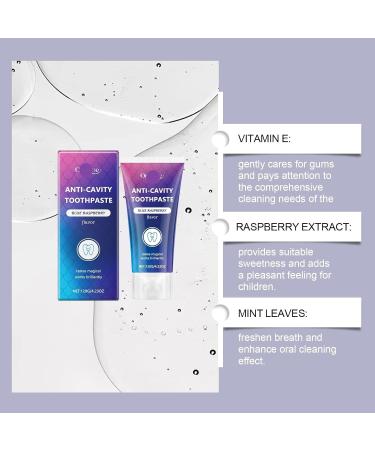 Flavored Children's Toothpaste - Remove Stains Whiten Teeth Fresh Breath Protect Enamel Oral Care for Kids(3PCS) - Buy Online on GoSupps.com