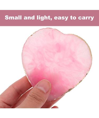 Minkissy 2PCs Resin Mixing Palette - Heart Shaped Nail Art & DIY Color Mixing Tray for Gel Polish & Crafts - Buy Online on GoSupps.com