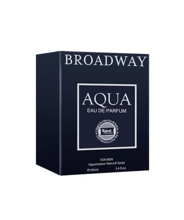 Hybrid & Company Broadway Aqua For Men Eau De Parfum Vaporisateur Natural Spray 3.4 Fl Oz Broadway Aqua 3.4 Fl Oz (Pack of 1) - Buy Online on GoSupps.com