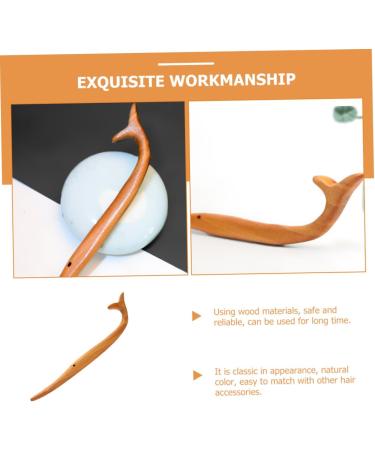 minkissy Peach Wood Hairpin Hair Clips for Women Chopstick for Hair Wood Hair Forks Hair Barrettes for Women Hair Chignon Chinese Hair Wood Hair Chopstick Hair Pin Miss Accessories Wooden - Buy Online on GoSupps.com