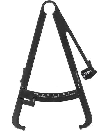 Precision Body Fat Measuring Slide - Unisex Skin Wrinkle & Fat Measurement Tool in Black - Ideal for Men & Women - Buy Online on GoSupps.com