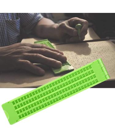 Movkzacv Braille Writing Slate | Portable Light Braille Learning Kit & Stylus - Ideal for Accessible Education - Buy Online on GoSupps.com