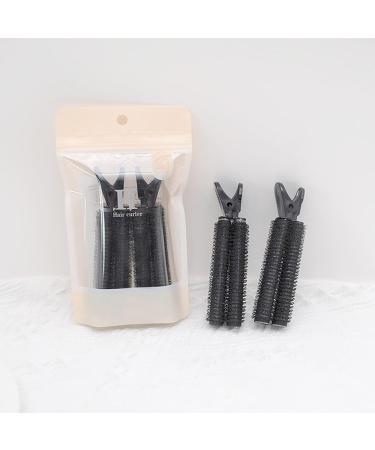 Hair Root Fluffy Clip 4 Pcs Non-Slip Cold Wave Curling Iron for Home Showers Salon DIY Styling Tools (Black) - Buy Online on GoSupps.com