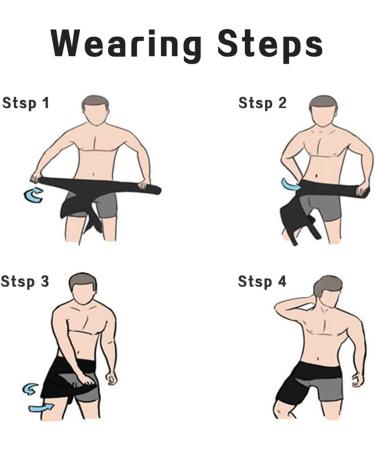 Ortho Wrap Hip Brace for Sciatica Wrap Hip Brace Healthy Lab Co Sciatica Brace Groin Thigh Sleeve Hip Support Wrap Wrap Hip Brace for Men Women (2pcs-Black&Red) - Buy Online on GoSupps.com