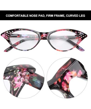 Fashionable Unisex Reading Glasses with Red Striped Frame | Clear Light Filter & Storage Etui (+1.0) - International Shipping Available - Buy Online on GoSupps.com