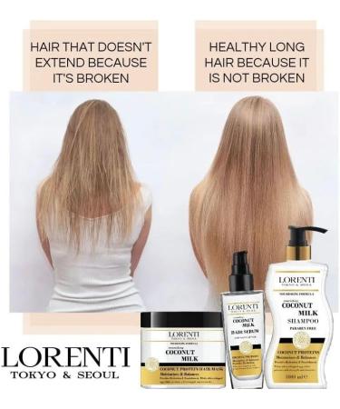  Lorenti LORENTI TOKYO & SEOUL Coconut Milk Hair Mask 500 ml | Coconut Milk Hair Mask | Repairing Treatment for Brittle Dry and Damaged Hair | Hair Care - Buy Online on GoSupps.com