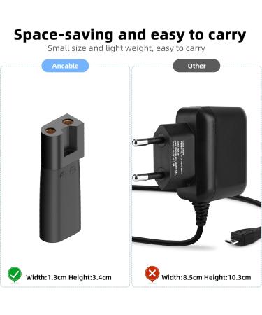 Universal 6 Razor Charger Connector Set with USB-C Cable | Compatible with Philips Remington & Braun Razors - Buy Online on GoSupps.com