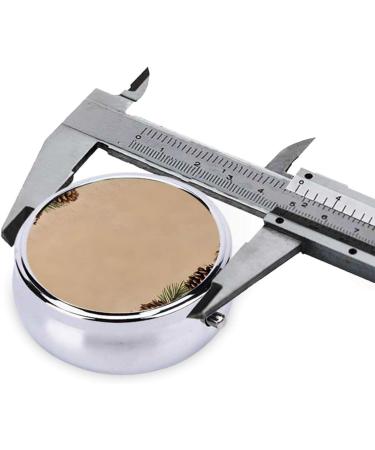 Pine Cone Mini Round Pill Box | 3 Compartment Pill Organizer for Travel & Home - Buy Online on GoSupps.com