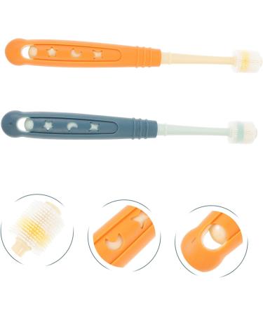 Beavorty 360 Toothbrush Set - 2 Soft Silicone Bristle Toothbrushes for Ultimate Oral Care - Buy Online on GoSupps.com