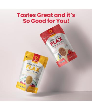 CanMar Golden Roasted Whole Flax Seed (425g) Non-GMO Flax Seeds - Gluten Free & Vegan - Flaxseed with Omega-3 Fiber - Golden Flax Seeds Linseed - Flax Seeds Whole - Buy Online on GoSupps.com