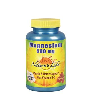 Nature's Life Magnesium 500 mg 100 Capsules