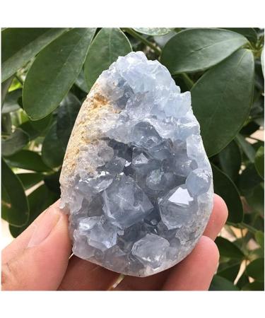 Balance Natural Blue Celestite Crystal Cluster Specimen for Decoration Lucky Stone Crystal Cluster (Size : 150-190g) - Buy Online on GoSupps.com