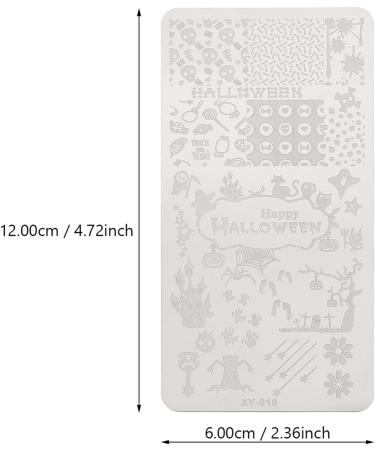 Lurrose 4-Piece Nail Art Printing Plate Set - Creative Manicure Templates for Stunning Nail Designs - International Shipping Available - Buy Online on GoSupps.com