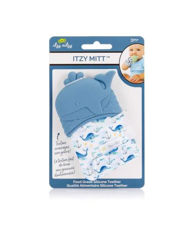 Itzy Ritzy Whale Silicone Teether - Food Grade, 3+ Months | Itzy Mitt - Buy Online on GoSupps.com