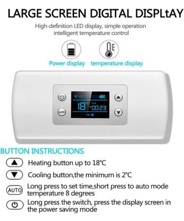 Electric Portable Insulin Cooler Box for Medication Mini Fridge Cooler Bag Thermostat for Travel/Interferon/Drug Storage 2 battery - Buy Online on GoSupps.com